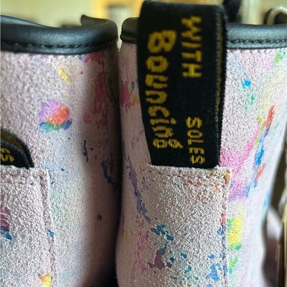 Dr. Martens Women’s Pink Sheridan Confetti Suede Boots Size 7 NEW MSRP 140.00 - Picture 9 of 16